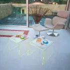 Set Comodini di Moderno Design in Metacrilato Made in Italy – Leielui Viadurini