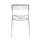 Set di 2 Sedie Impilabili in Plexiglass Made in Italy - Nala Viadurini
