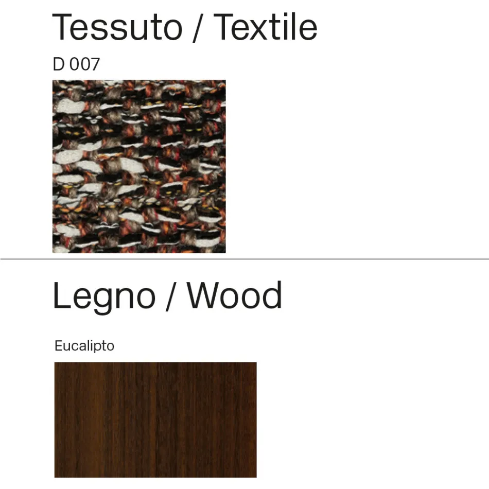 Set di 4 Sedie Moderne in Legno Massello di Alta Qualità Made in Italy - Vela Viadurini