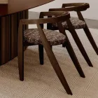 Set di 4 Sedie Moderne in Legno Massello di Alta Qualità Made in Italy - Vela Viadurini