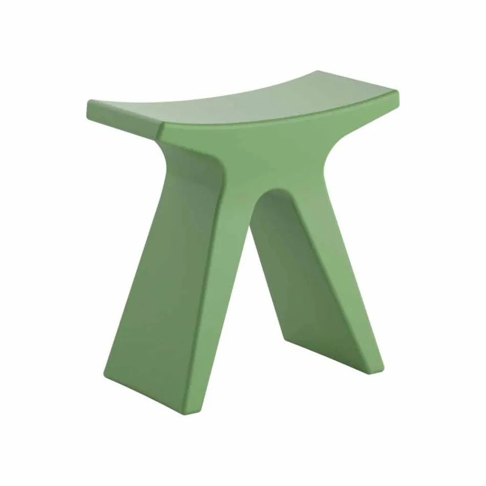 Sgabello Basso da Esterno in Polipropilene Made in Italy - Prue Viadurini