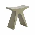 Sgabello Basso da Esterno in Polipropilene Made in Italy - Prue Viadurini
