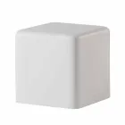 Sgabello cubo morbido poliuretano Slide Soft Cube di design made Italy Viadurini