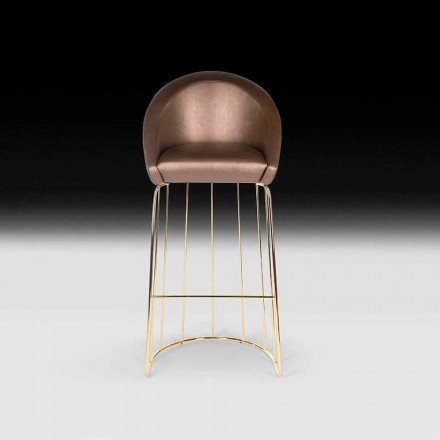 Sgabello da bar moderno 100% Made in Italy Dedo Viadurini