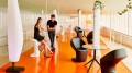 Sgabello da esterno di design moderno Ufo by Vondom in polietilene