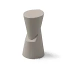 Sgabello da Esterno in Polietilene 7 Colorazioni Made in Italy - Cream  Viadurini