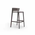 Sgabello da esterno moderno H 95 cm Africa by Vondom, in polipropilene Viadurini