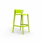 Sgabello da esterno moderno H 95 cm Africa by Vondom, in polipropilene Viadurini