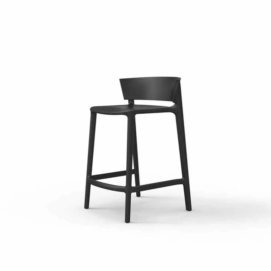 Sgabello da giardino Africa Vondom in polipropilene H 85 cm, di design Viadurini