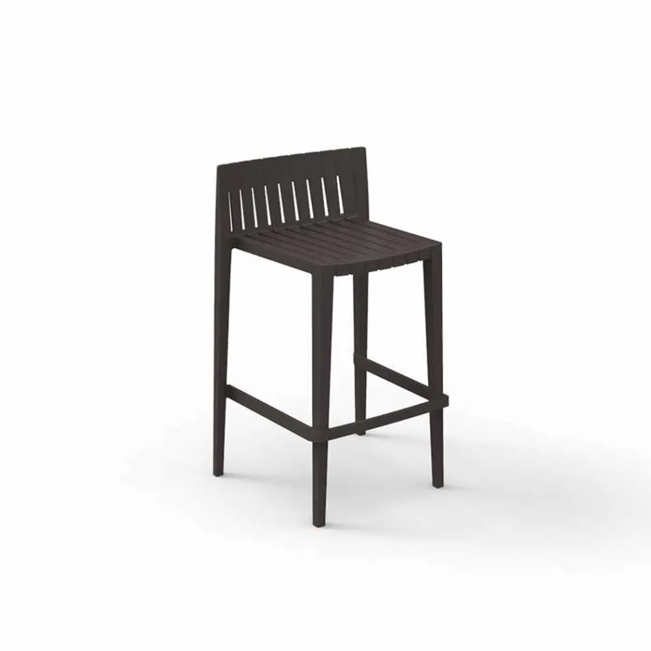 Sgabello da giardino impilabile H 97 cm in polipropilene Vondom Spritz Viadurini