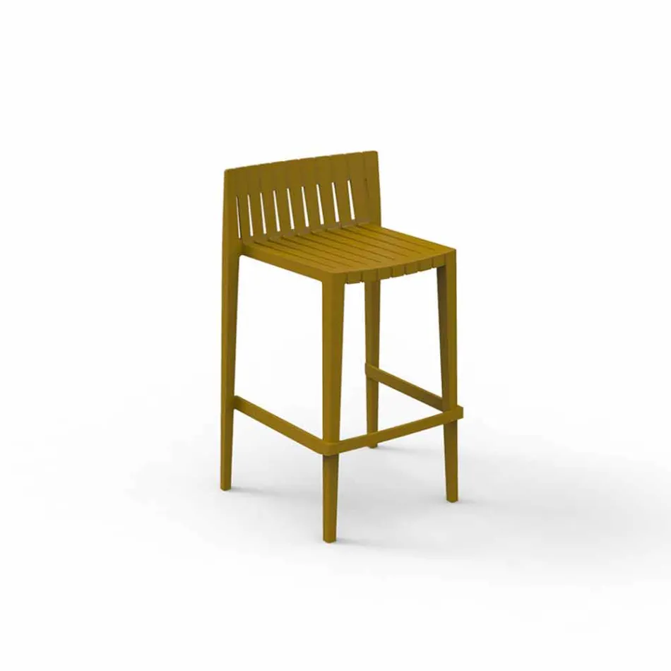 Sgabello da giardino impilabile H 97 cm in polipropilene Vondom Spritz Viadurini