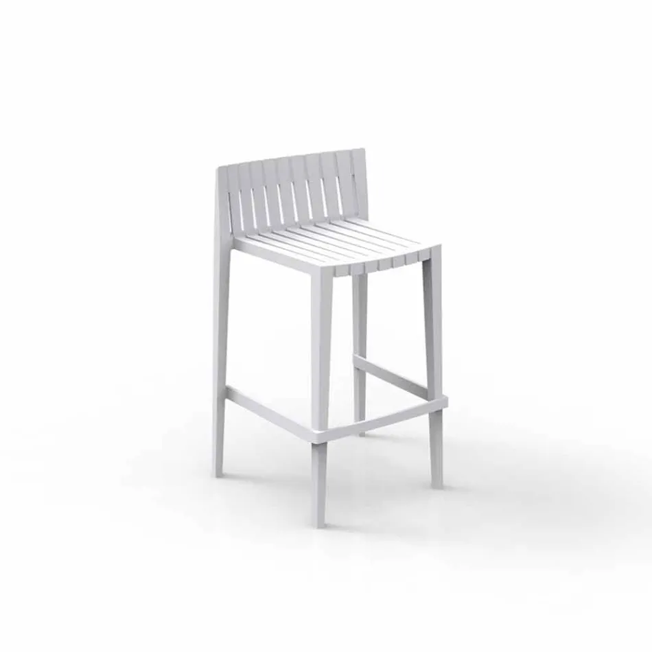 Sgabello da giardino impilabile H 97 cm in polipropilene Vondom Spritz Viadurini