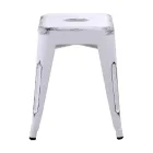 Sgabello da Interno e Esterno in Ferro Altezza 45 cm - Cancelleria Viadurini