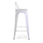 Sgabello da Interno e Esterno in Ferro Altezza 94 cm - Cancelleria Viadurini