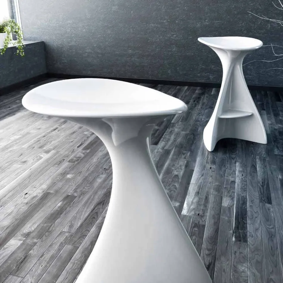 Sgabello Design Moderno Vega Made in Italy Viadurini