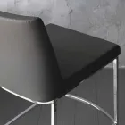 Sgabello di design per cucina o sala da pranzo Celine H80  Viadurini
