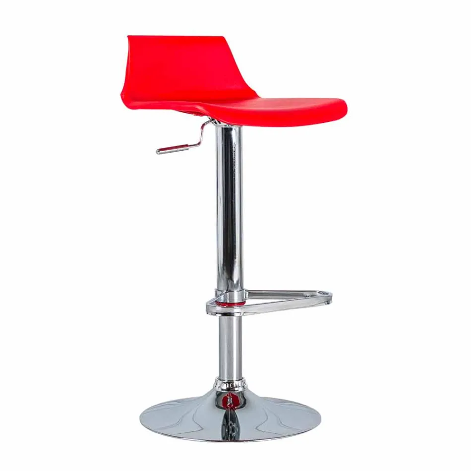 Sgabello in PVC dal design moderno Rizzo Viadurini