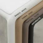 Sgabello resina H65 e fiberglass design moderno prodotto Italia Grosseto Viadurini