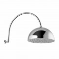 Soffione Doccia a Campana in Acciaio con Braccio ad Arco Made in Italy - Auro