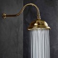 Soffione Doccia Anticalcare in Acciaio e Ottone Classico Made in Italy - Mingo