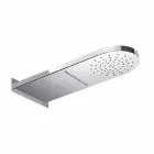 Soffione Doccia da Parete con Getto a Doccia e Cascata Made in Italy - Como Viadurini