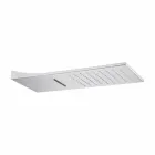 Soffione Doccia da Parete in Acciaio Inox Rettangolare Made in Italy - Netto Viadurini