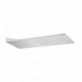 Soffione Doccia in Acciaio Inox con Getto a Pioggia Made in Italy - Fiordo