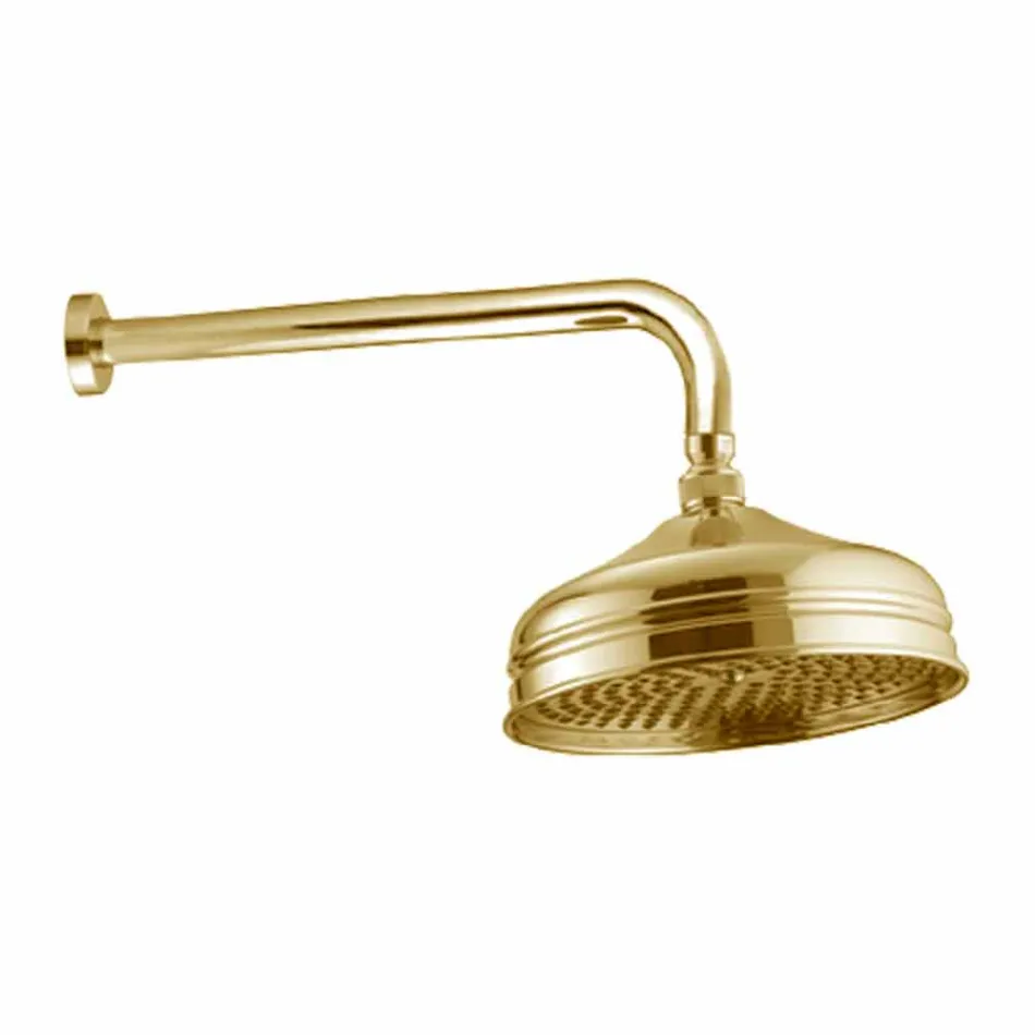 Soffione Doccia Monogetto in Ottone Design Classico Made in Italy - Tenco Viadurini