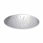 Soffione Doccia Rotondo da Soffitto in Acciaio Moderno Made in Italy - Damian Viadurini