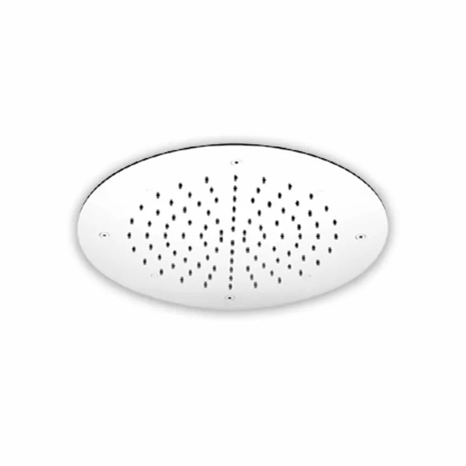 Soffione Doccia Rotondo Monogetto in Acciaio Inox Made in Italy - Zolfo  Viadurini