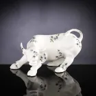 Soprammobile a Forma di Toro in Ceramica Lavorata a Mano Made in Italy - Bulino Viadurini