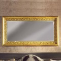 Specchiera a muro a mano legno ayous moderna prodotta in Italia Enrico