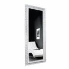 Specchiera a muro argento,oro moderna legno prodotta in Italia Teodoro Viadurini