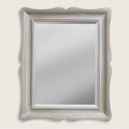 Specchiera a muro in legno abete design moderno fatta in Italia Angelo Viadurini