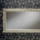 Specchiera a muro in legno rettangolare fatta a mano in Italia Nicolò Viadurini