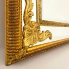 Specchiera a parete in legno rettangolare prodotta in Italia Valentino Viadurini