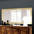 Specchiera con Cornice in Diverse Finiture Realizzata in Italia - Belenus Viadurini