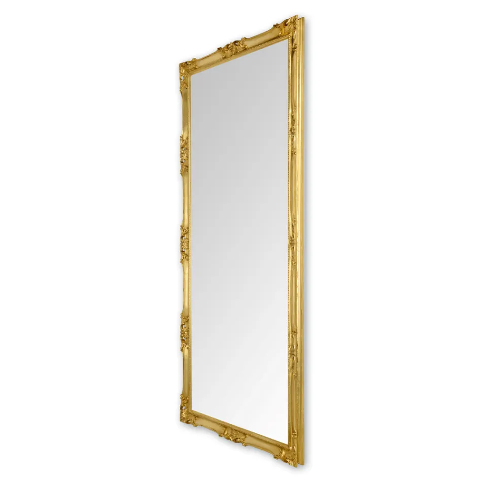 Specchiera con Cornice in Legno Decorata a Mano Made in Italy - Venus Viadurini