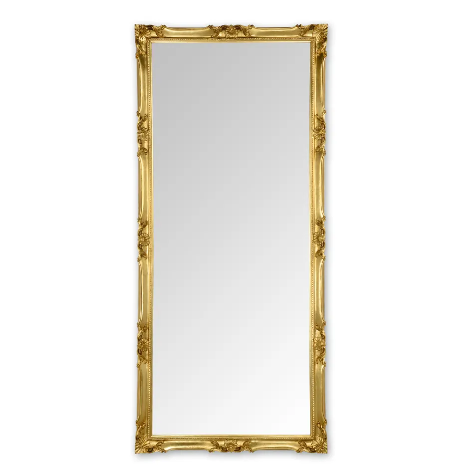 Specchiera con Cornice in Legno Decorata a Mano Made in Italy - Venus Viadurini