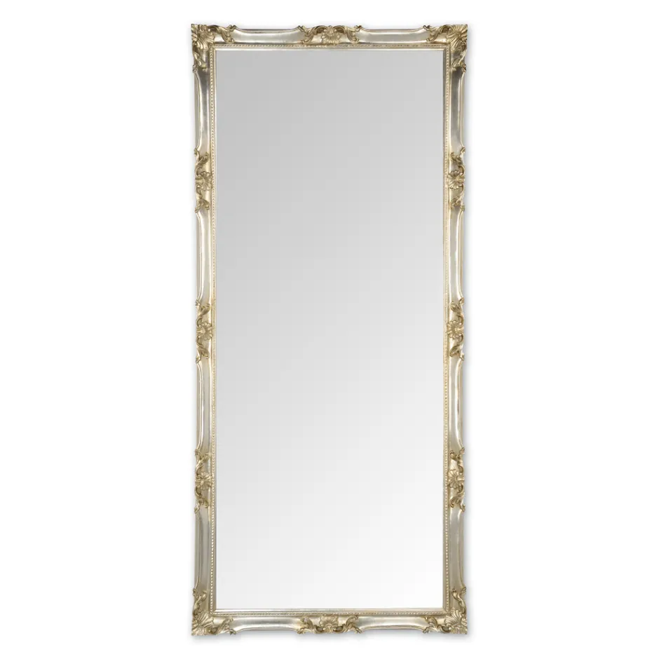 Specchiera con Cornice in Legno Decorata a Mano Made in Italy - Venus Viadurini