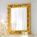 Specchiera da parete design classico Ives, 100x120 cm