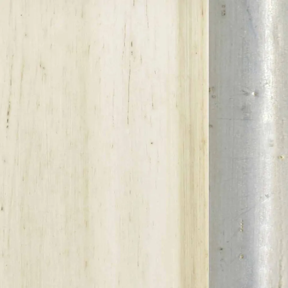 Specchiera da parete in legno di abete fatta a mano in Italia Maicol Viadurini