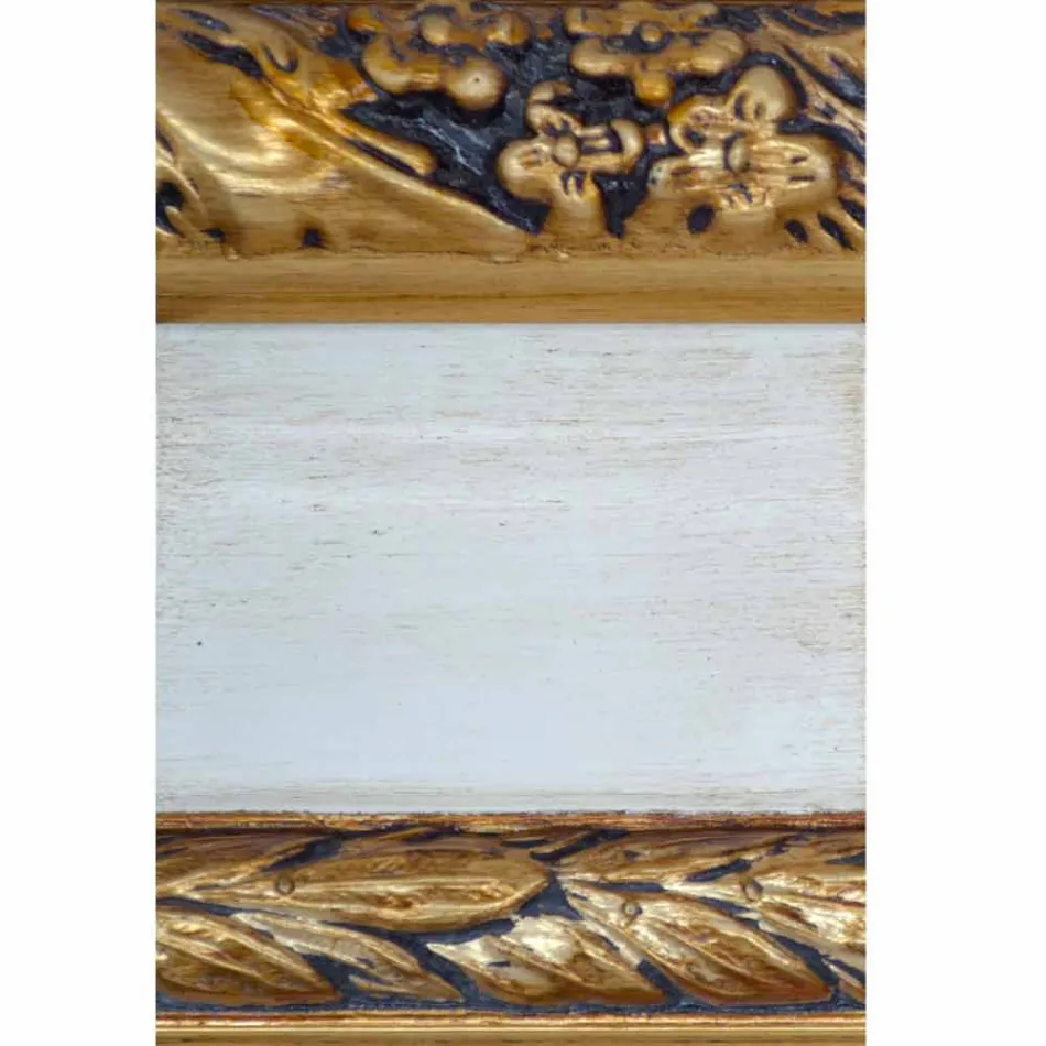 Specchiera da parete moderna in legno di abete fatta in Italia Armando Viadurini