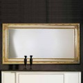 Specchiera da parete moderna in legno di ayous fatta in Italia Armando