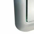 Specchiera di Design con Cornice in Vetro Effetto Cristallo Made in Italy - Loop Viadurini