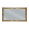 Specchiera Rettangolare in Foglia Oro con Specchio Molato Made in Italy - Pele