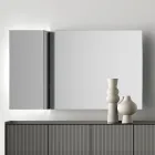 Specchio da Parete con Taglio Laterale a V Made in Italy - Spirit Viadurini