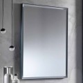 Specchio da Parete con Telaio in Alluminio e Luce LED Made in Italy - Chik
