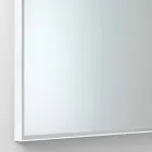 Specchio da Parete Quadrato con Cornice in Vetro Satinato Made in Italy - Mirro Viadurini