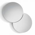 Specchio da Parete Rotondo con Satellite che Ruota a 360° Made in Italy – Shaki